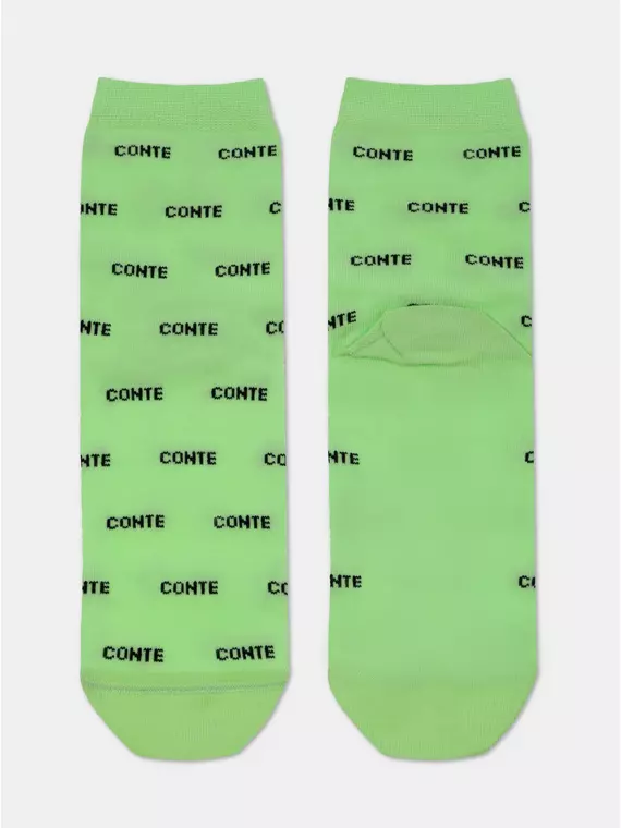 Носки женские хлопковые classic 528 салатовый, 15С-15СП, 38-39 (25), CONTE ELEGANT,  - 3