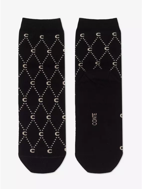 Носки женские хлопковые classic 525 черный, 7С-22СП, 36-37 (23), CONTE ELEGANT,  - 3