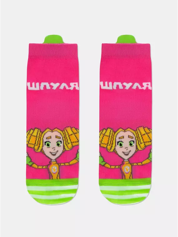 Носки детские фиксики 918 розовый, 22С-23СП, 16, CONTE-KIDS,  - 1