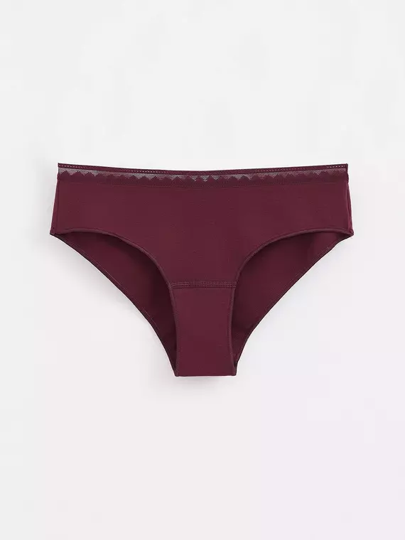 Трусы женские classic basic lhp 1433 (в коробке) bordo, 20С-1417ТСП, 106/XL, CONTE ELEGANT,  - 3