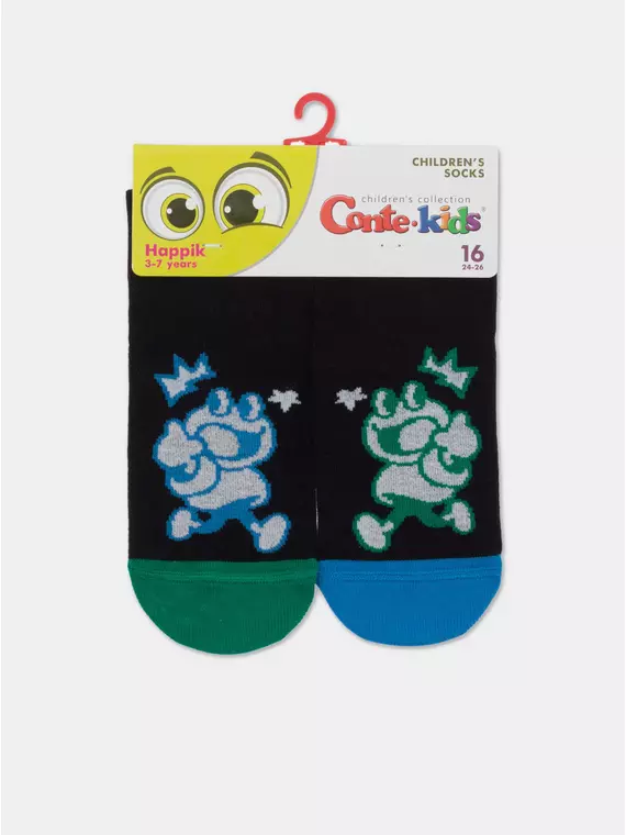 Носки детские "веселые ножки" 936 черный, 17С-10СП, 16, CONTE-KIDS,  - 4
