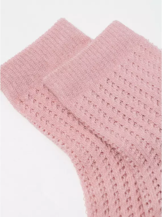 Носки детские miss (ажурные) 903 пепельно-розовый, 20С-204СП, 16, CONTE-KIDS,  - 2