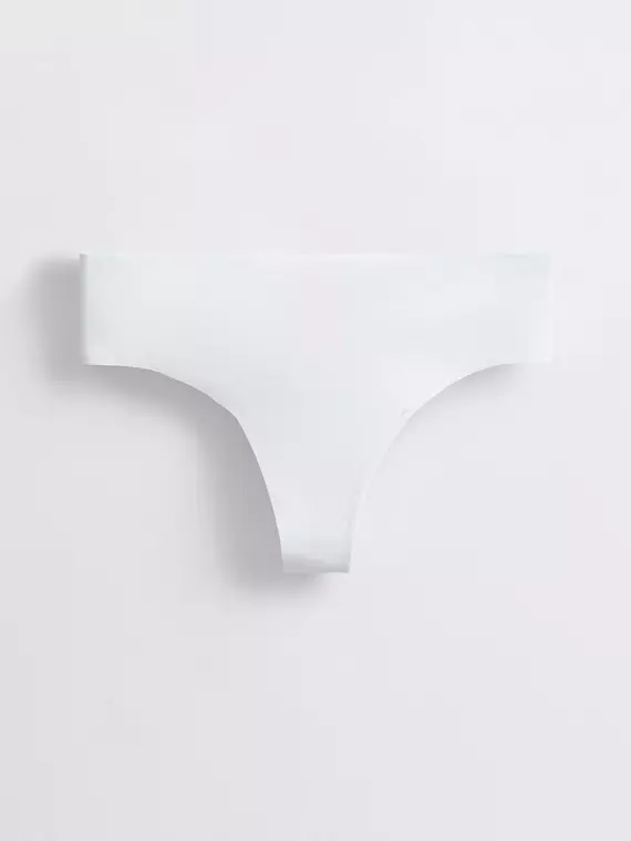 Трусы женские "бразилиана" invisible lbr 975 white cream, 18С-761ТСП, 106/XL, CONTE ELEGANT,  - 1