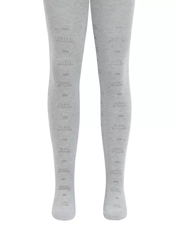 Колготки детские tip-top 629 светло-серый, 4С-06СП, 140-146 (22), CONTE-KIDS,  - 4