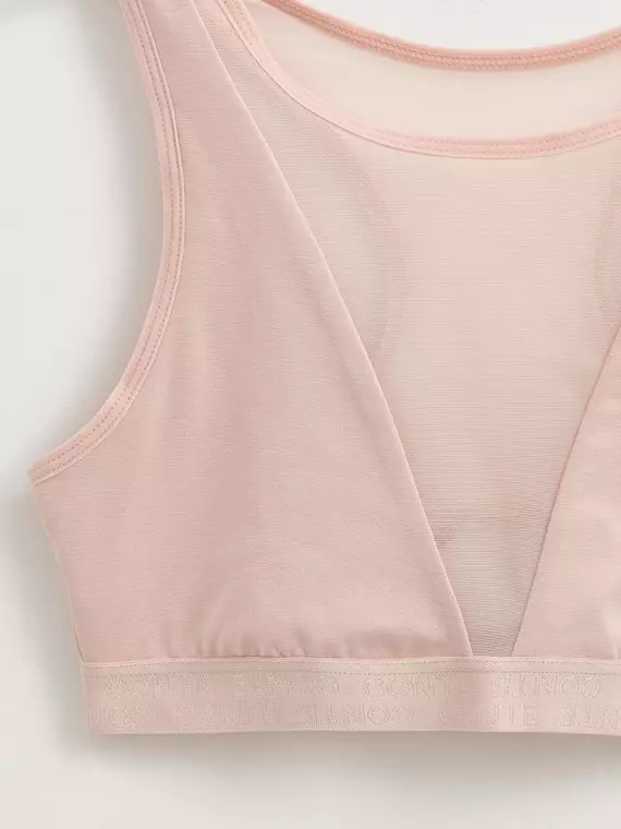 Бюстье из бамбука и эластичной сеточки double conte lbe 2258 cameo, 22С-2231ТСП, 170-84/XS, CONTE ELEGANT,  - 5