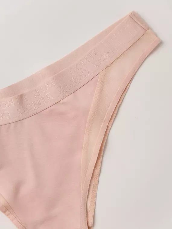 Трусы женские «бразилиана» из бамбука и эластичной сеточки double conte lbr 2260 cameo, 22С-2233ТСП, 102/L, CONTE ELEGANT,  - 4