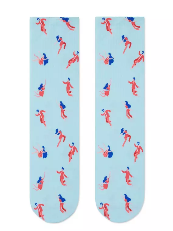 Носки женские хлопковые (3 пары) 754 ассорти, 19С-236/1СП, 36-39 (23-25), CONTE ELEGANT,  - 6