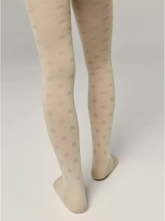 Колготки детские class 654 бежевый, 23С-1СП, 116-122 (18), CONTE-KIDS,  - 2