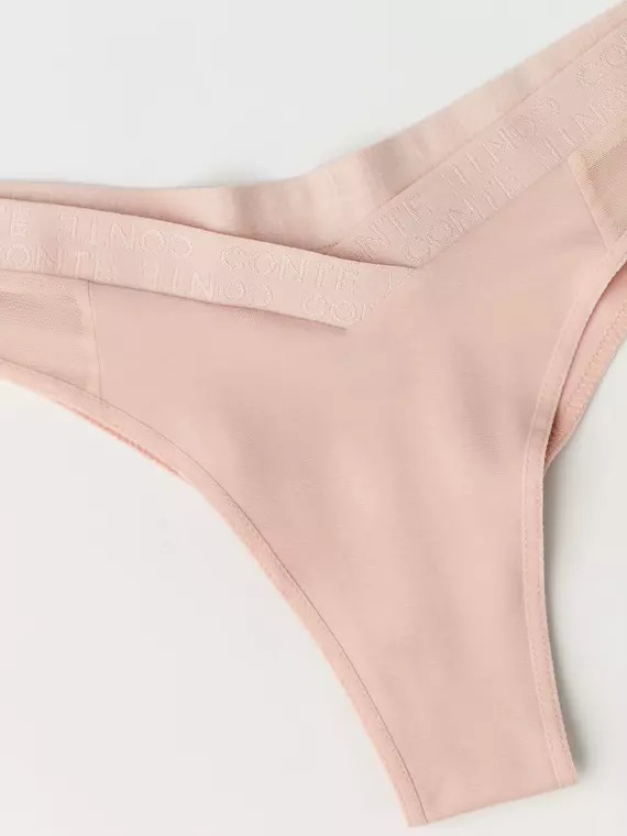 Трусы женские «бразилиана» с v-образной линией талии double conte lbr 2262 cameo, 22С-2235ТСП, 94/S, CONTE ELEGANT,  - 5