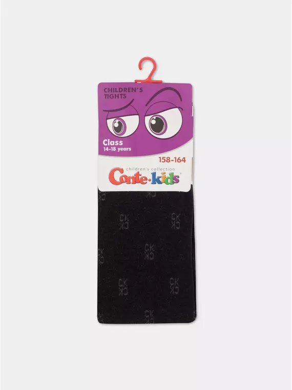 Колготки детские class 657 черный, 23С-1СП, 150-152 (22), CONTE-KIDS,  - 3