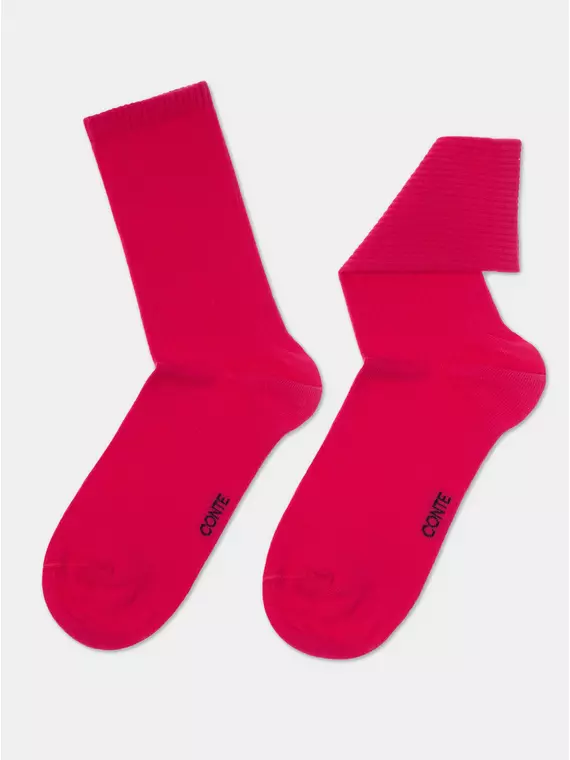 Удлиненные женские хлопковые носки active 000 фуксия, 20С-20СП, 36-37 (23), CONTE ELEGANT,  - 2