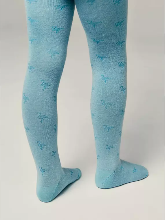 Колготки детские class 640 бирюза, 23С-1СП, 104-110 (16), CONTE-KIDS,  - 3