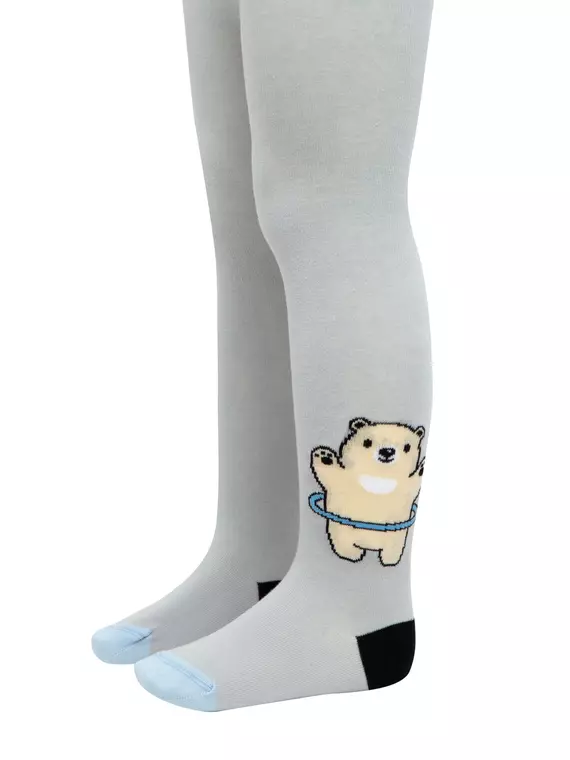 Колготки детские happik 661 светло-серый, 22С-144СП, 80-86 (14), CONTE-KIDS,  - 4