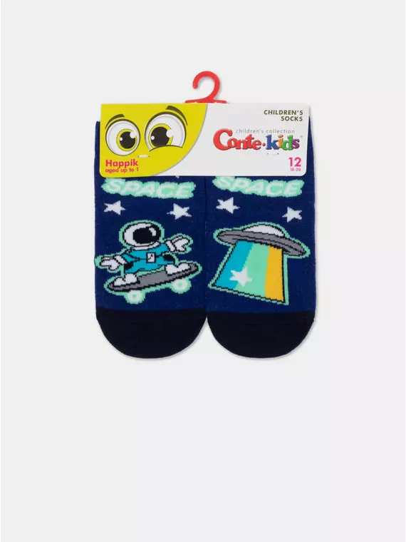 Носки детские "веселые ножки" 935 синий, 17С-10СП, 14, CONTE-KIDS,  - 4