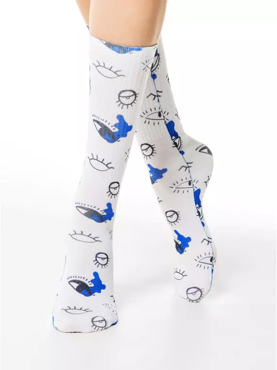 Носки женские хлопковые (3 пары) 754 ассорти, 19С-236/1СП, 36-39 (23-25), CONTE ELEGANT,  - 4