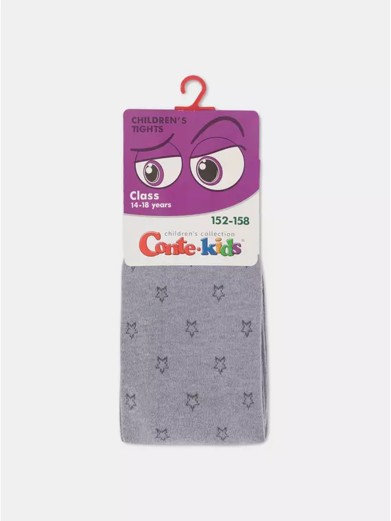 Колготки детские class 650 светло-серый, 23С-1СП, 140-146 (22), CONTE-KIDS,  - 3