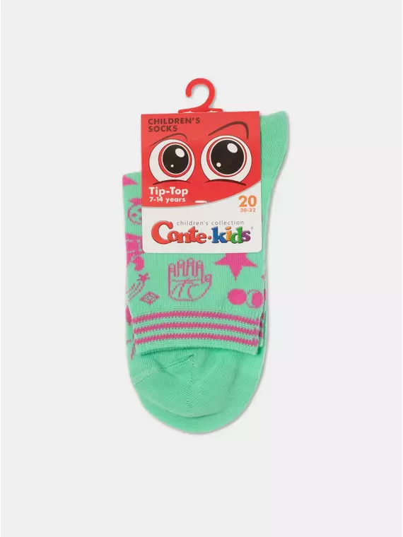 Носки детские tip-top 945 бирюза, 5С-11СП, 20, CONTE-KIDS,  - 4