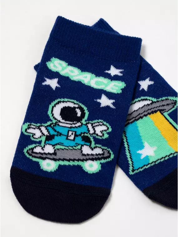 Носки детские "веселые ножки" 935 синий, 17С-10СП, 14, CONTE-KIDS,  - 3