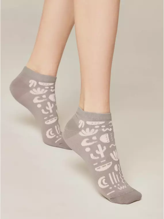 Носки женские esli active (короткие) 534 серый, 22С-42СПЕ, 36-37 (23), ESLI,  - 3