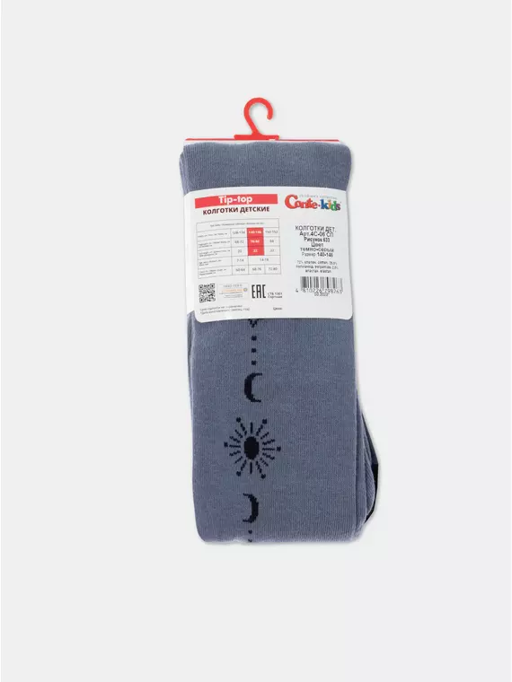 Колготки детские conte-kids tip-top 633 темно-серый, 4С-06СП, 150-152 (22), CONTE-KIDS,  - 4