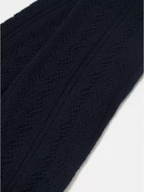 Ажурные детские колготки miss 617 темно-синий, 20С-206СП, 104-110 (16), CONTE-KIDS,  - 2