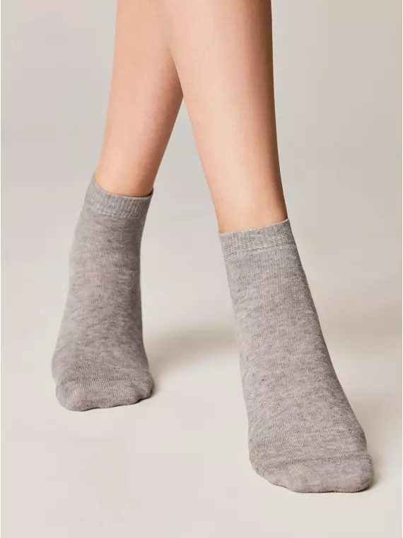 Носки женские esli basic (короткие) 000 серый, 18С-97/1СПЕ, 36-39 (23-25), ESLI,  - 2
