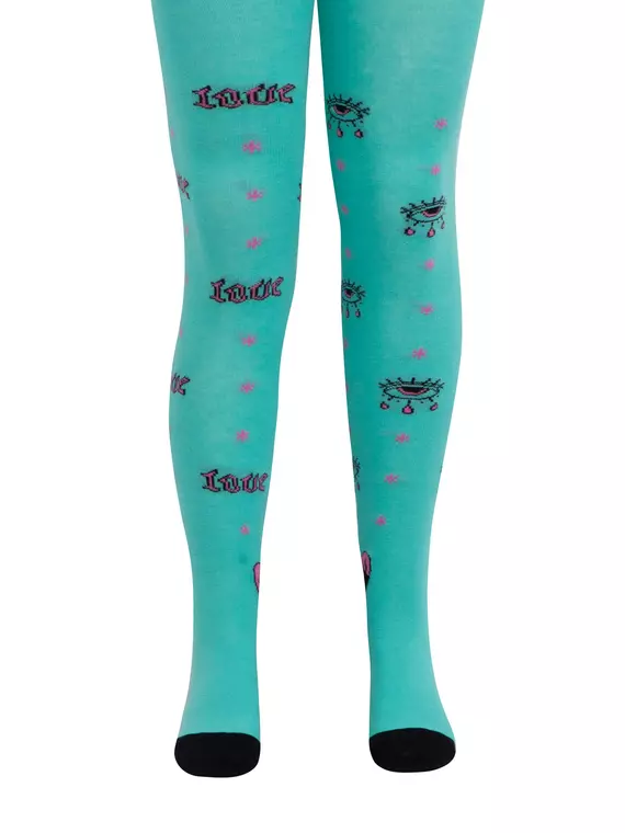 Колготки детские conte-kids happik 660 бирюза, 22С-144СП, 116-122 (18), CONTE-KIDS,  - 2