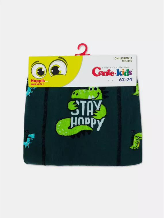 Колготки детские happik 645 темно-зеленый, 22С-144СП, 80-86 (14), CONTE-KIDS,  - 3
