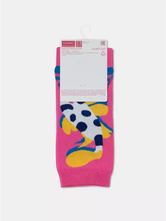 Носки женские хлопковые classic 536 розовый, 7С-22СП, 38-39 (25), CONTE ELEGANT,  - 8