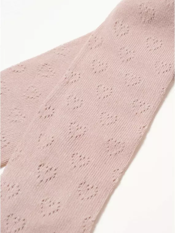 Колготки детские ажурные miss 609 пепельно-розовый, 20С-206СП, 140-146 (22), CONTE-KIDS,  - 6