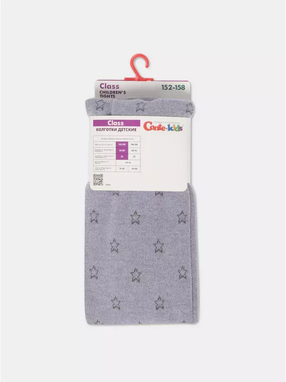 Колготки детские class 650 светло-серый, 23С-1СП, 140-146 (22), CONTE-KIDS,  - 4