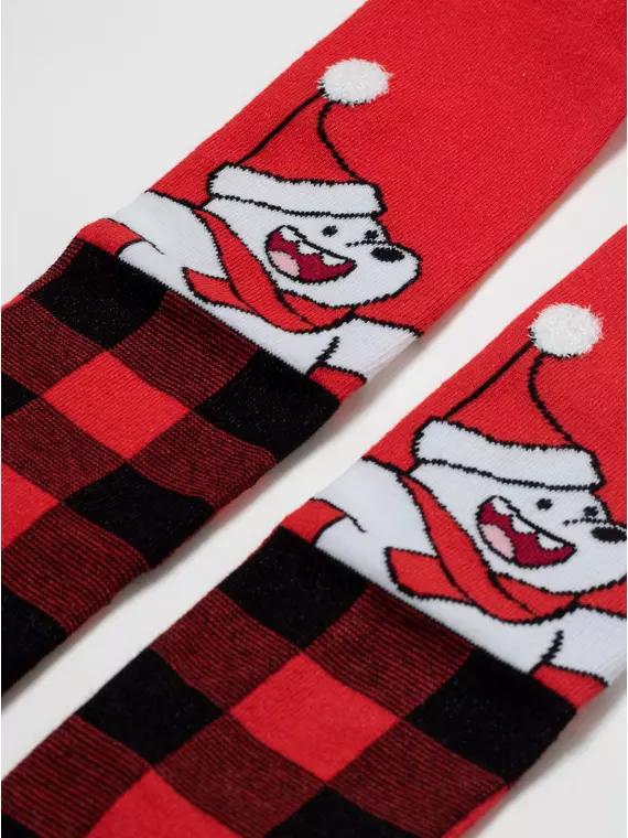 Колготки детские conte-kids new year 667 красный, 23С-65СП, 92-98 (14), CONTE-KIDS,  - 5