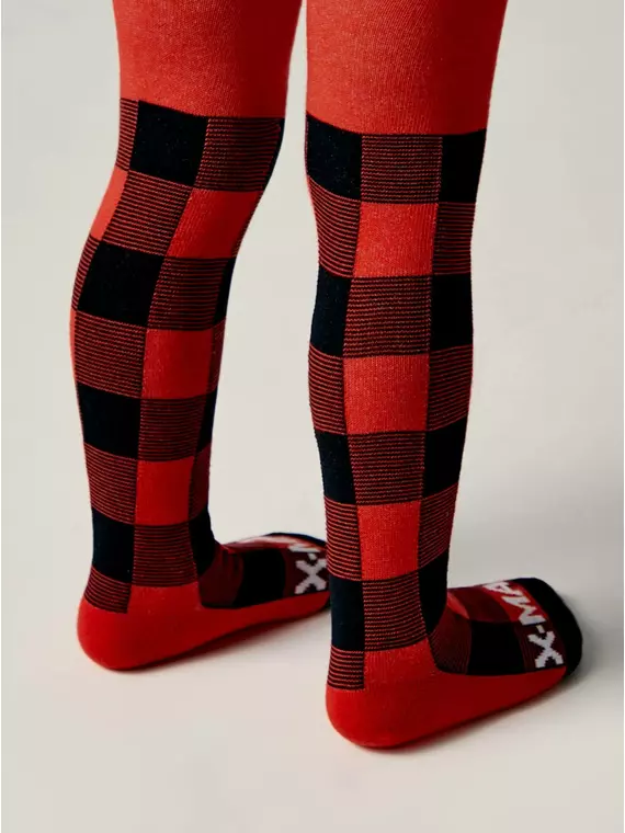 Колготки детские conte-kids new year 667 красный, 23С-65СП, 92-98 (14), CONTE-KIDS,  - 3