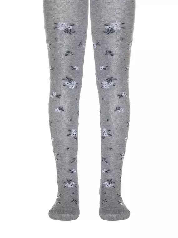 Детские колготки conte-kids tip-top 549 серый, 4С-04СП, 128-134 (20), CONTE-KIDS,  - 1