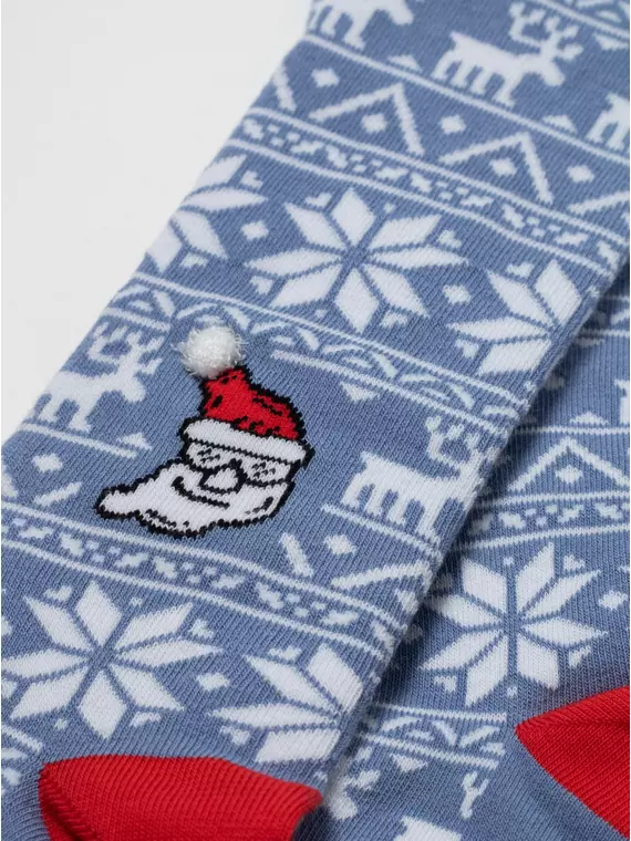 Колготки детские new year 666 светлый джинс, 23С-65СП, 104-110 (16), CONTE-KIDS,  - 4