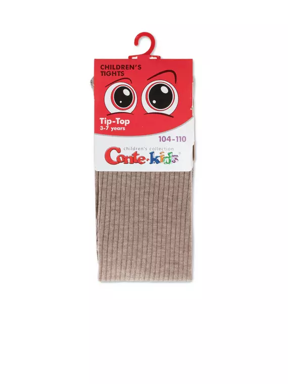 Колготки детские (однотонные) tip-top 566 бежевый, 4С-02СП, 140-146 (22), CONTE-KIDS,  - 2