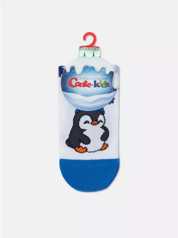 Новогодние детские носки new year 953 белый, 21С-67СП, 13-14, CONTE-KIDS,  - 5