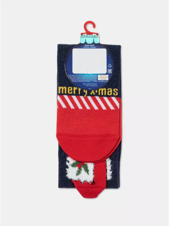 Носки мужские новогодние diwari new year 952 темно-синий, 23С-48СП, 42-45 (27-29), DIWARI,  - 3