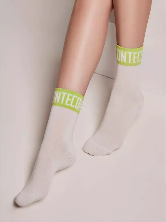 Носки женские вискозные (удлиненные) active 273 молочный, 21С-24/1СП, 38-39 (25), CONTE ELEGANT,  - 3