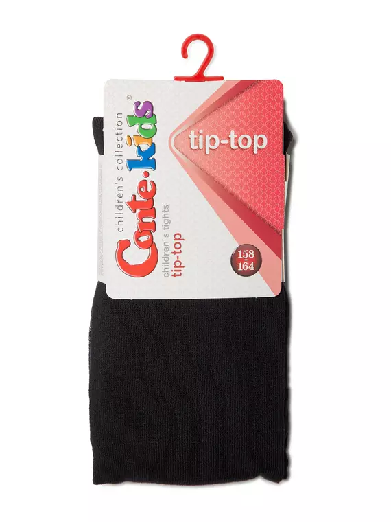 Подростковые колготки tip-top (однотонные) 000 черный, 17С-149СП, 152-158 (23), CONTE-KIDS,  - 2