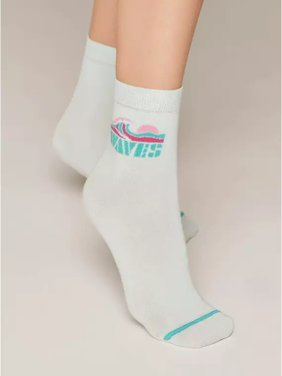 Носки женские хлопковые esli classic 531 бледно-бирюзовый, 21С-69СПЕ, 36-37 (23), ESLI,  - 2