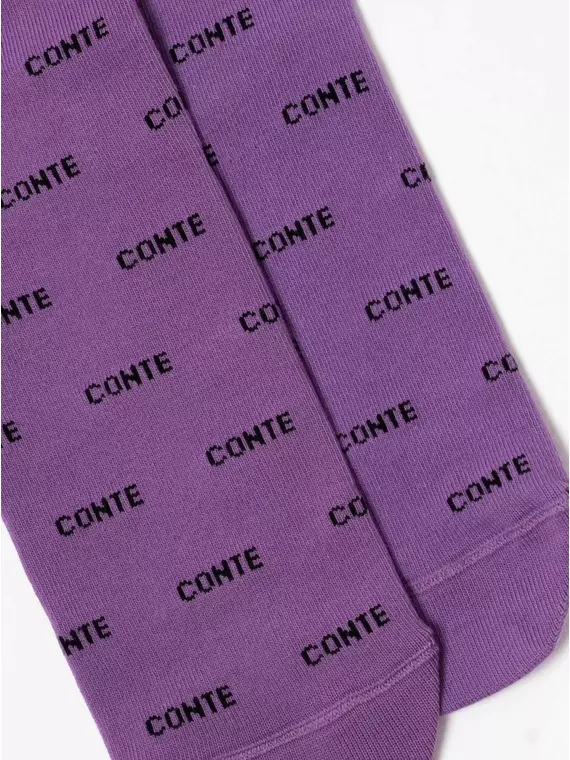 Носки женские хлопковые classic 528 сиреневый, 15С-15СП, 36-37 (23), CONTE ELEGANT,  - 4
