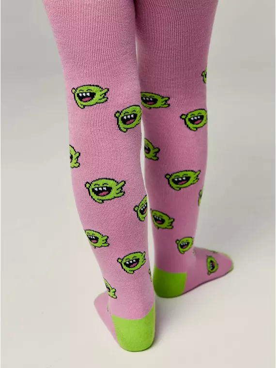 Теплые махровые детские колготки sof-tiki (махровые внутри) 644 мальва, 7С-38СП, 92-98 (14), CONTE-KIDS,  - 2