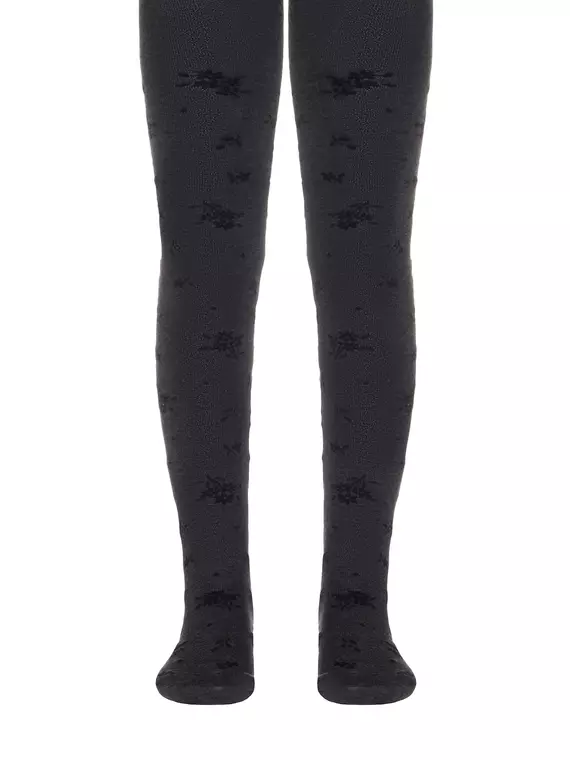 Детские колготки conte-kids tip-top 549 темно-серый, 4С-04СП, 140-146 (22), CONTE-KIDS,  - 1