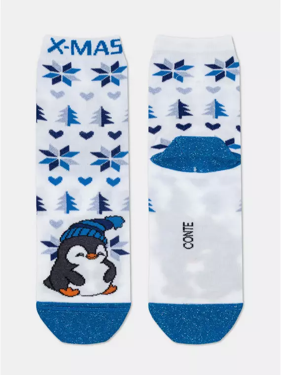 Новогодние женские носки conte new year (3 пары,коробочка) 779 ассорти, 21С-76СП;22С-26СП;23С-46СП, 36-39 (23-25), CONTE ELEGANT,  - 8