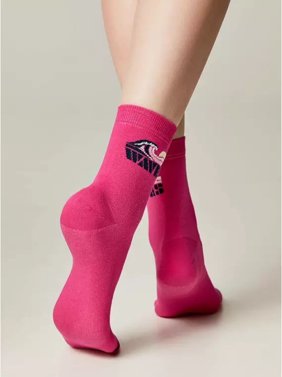 Носки женские хлопковые esli classic 531 фуксия, 21С-69СПЕ, 38-39 (25), ESLI,  - 2