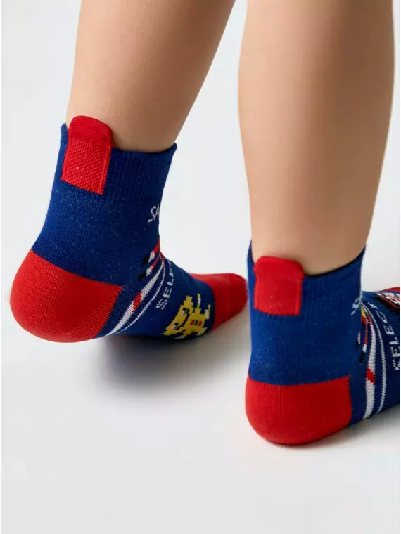 Новогодние детские носки для малышей new year 950 синий, 21С-64СП, 9-10, CONTE-KIDS,  - 3