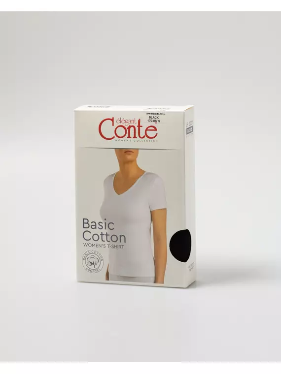 Фуфайка женская conte basic collection lf 2021 black, 20С-1061ТСП, 170-92/M, CONTE ELEGANT,  - 6