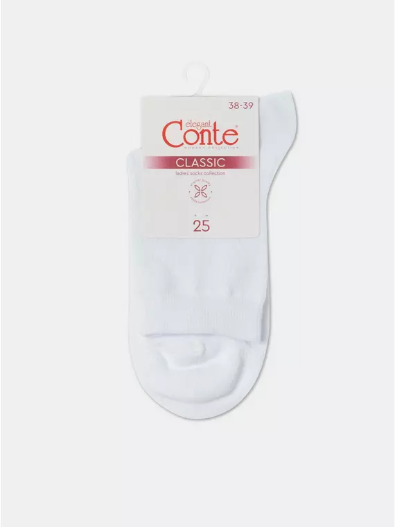 Носки женские хлопковые classic 530 белый, 15С-15СП, 36-37 (23), CONTE ELEGANT,  - 9