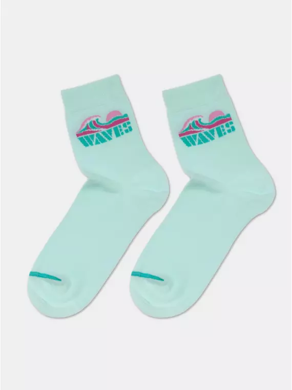 Носки женские хлопковые esli classic 531 бледно-бирюзовый, 21С-69СПЕ, 36-37 (23), ESLI,  - 4